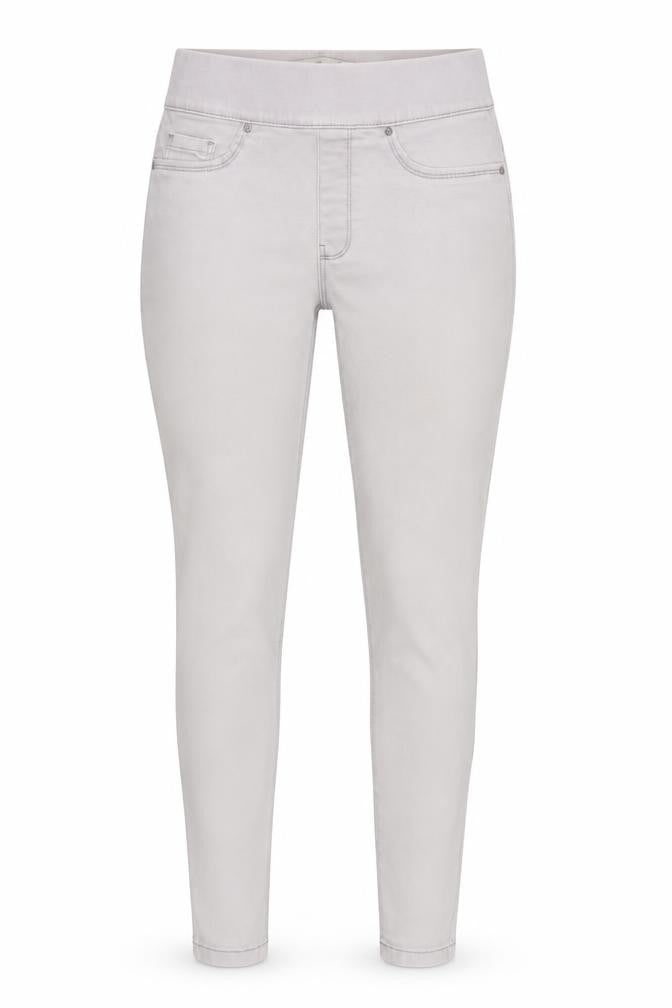 Denim & Co. Womens Grey  Denim Jegging Jeans Size 8 L28 in