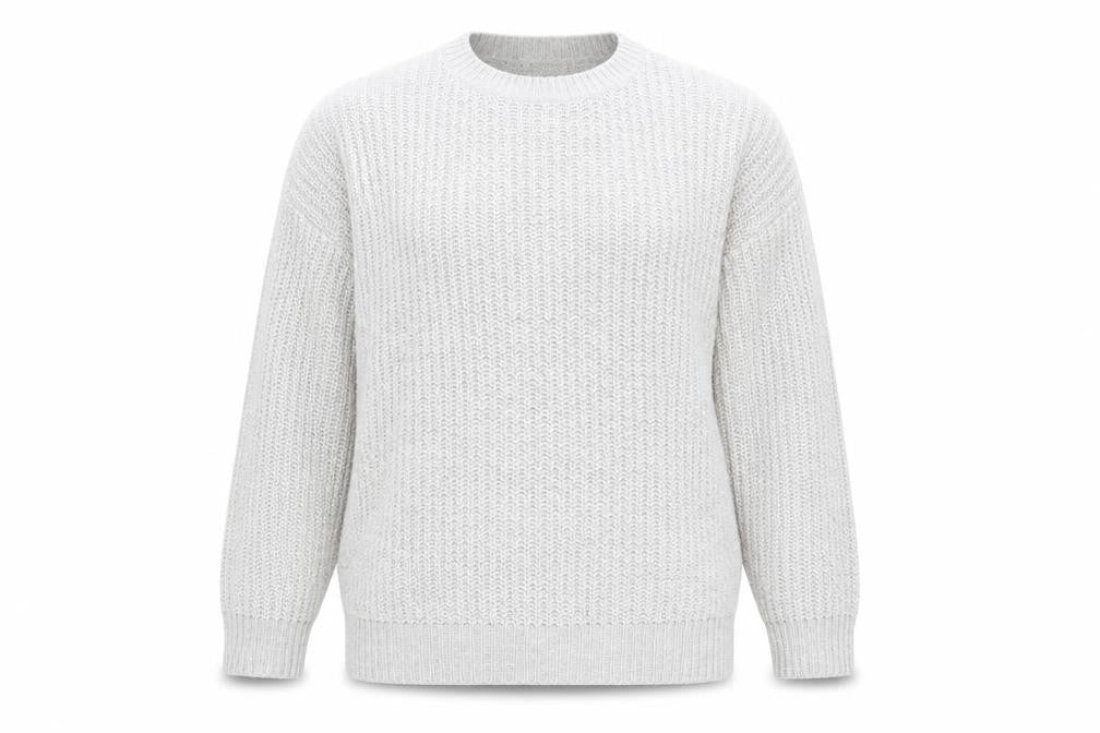 Front view of New Look women’s grey jumper, size M