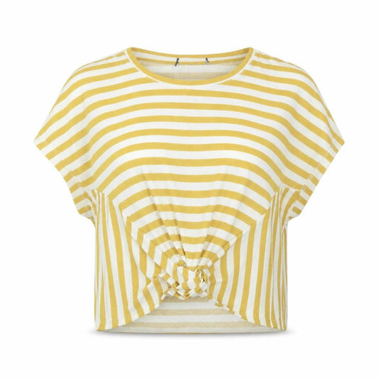 Front view of Primark women’s multicoloured striped basic blouse, size S