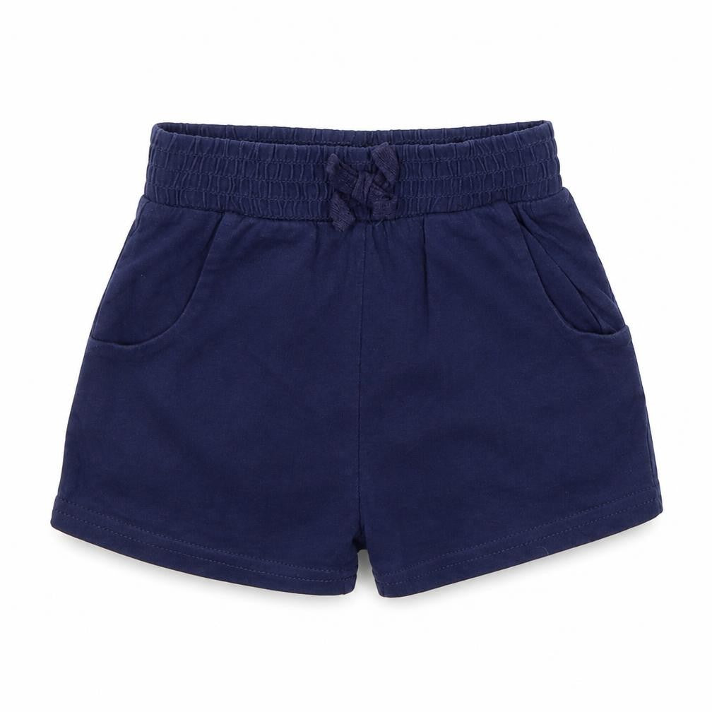 Front view of Next girls’ blue cropped trousers, size 12-18, months