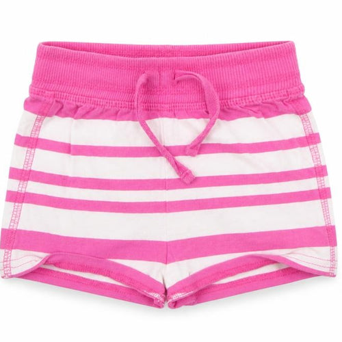 NEXT Girls Pink Striped  Cropped Trousers Size 12-18 Months