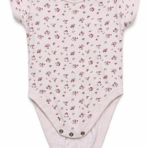 Mini Club Baby Pink Floral  Babygrow One-Piece Size 9-12 Months