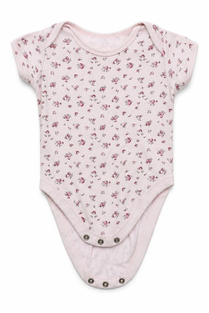 Mini Club Baby Pink Floral  Babygrow One-Piece Size 9-12 Months