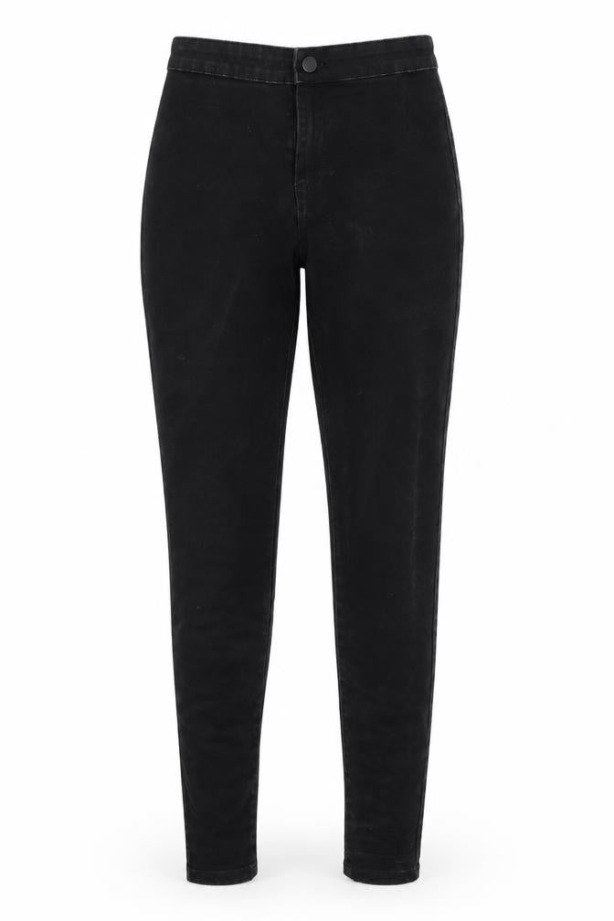 Denim & Co. Womens Black  Denim Jegging Jeans Size 8 L30 in
