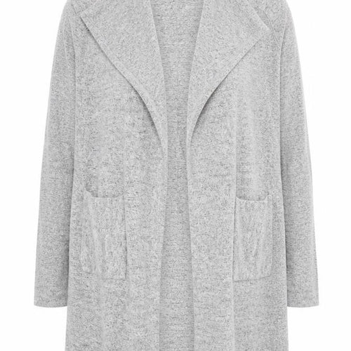 COIN 1804 Womens Grey   Cardigan Jumper Size L