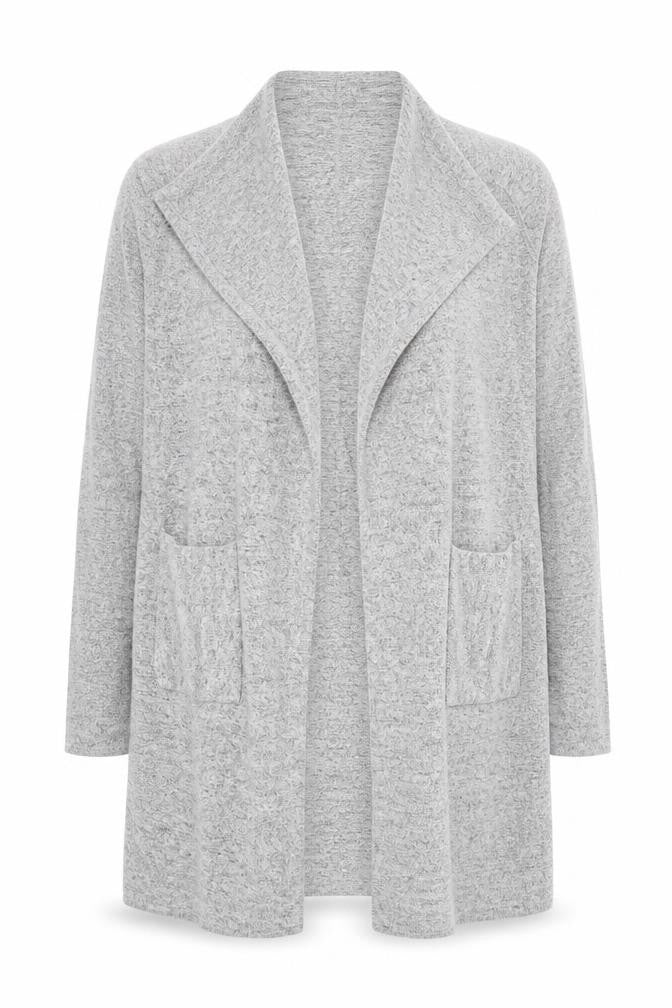 COIN 1804 Womens Grey   Cardigan Jumper Size L