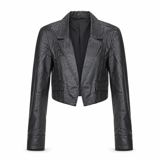 Front view of Red Herring women’s black jacket, size UK 10