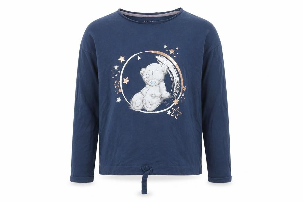 M&S Girls Blue   Pullover Jumper Size 13-14 Years  - Tatty Teddy