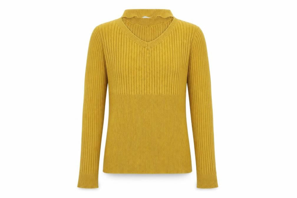 Front view of Candy girls’ yellow jumper, size 10, years