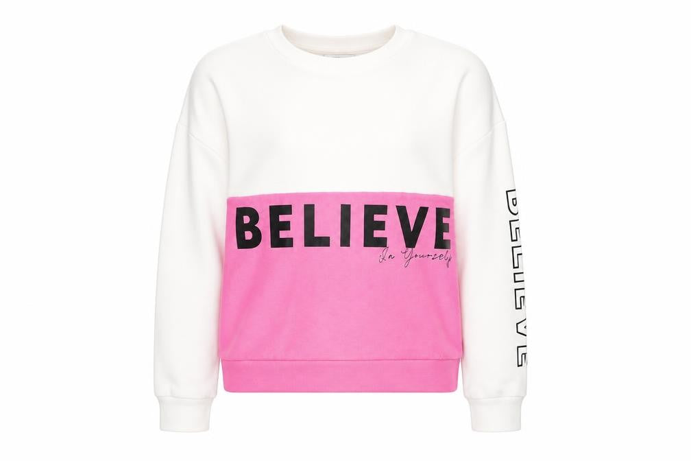 Front view of Primark girls’ multicoloured jumper, size 9-10, years