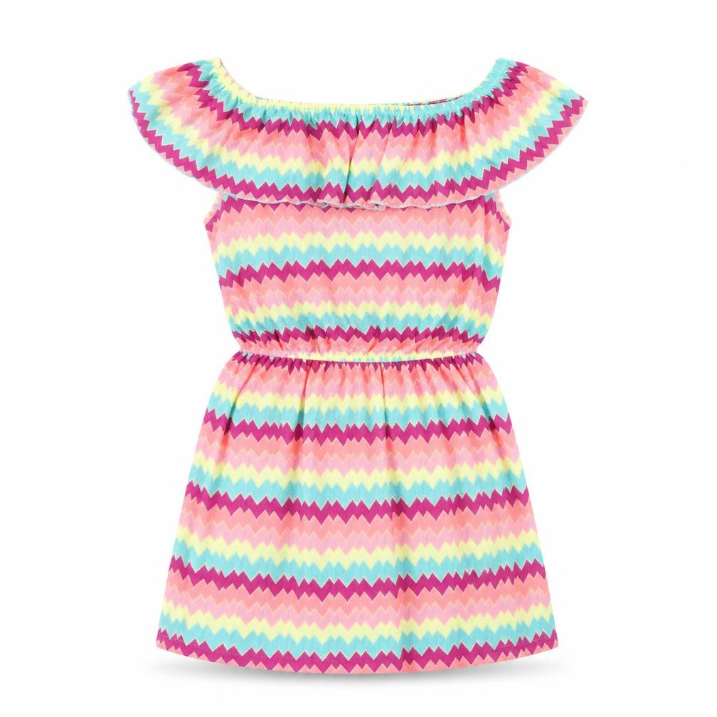 Front view of George women’s multicoloured striped kaftan, size L