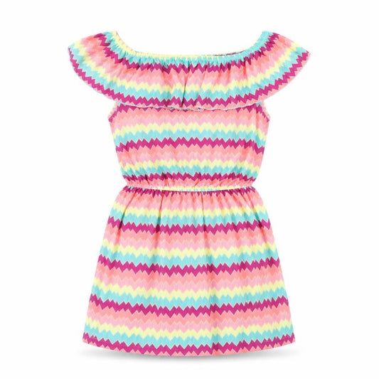 Front view of George women’s multicoloured striped kaftan, size L