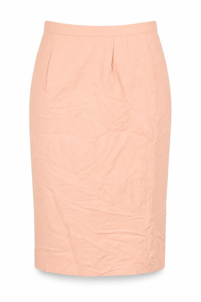 Front view of Planet women’s orange straight & pencil skirt, size UK 12