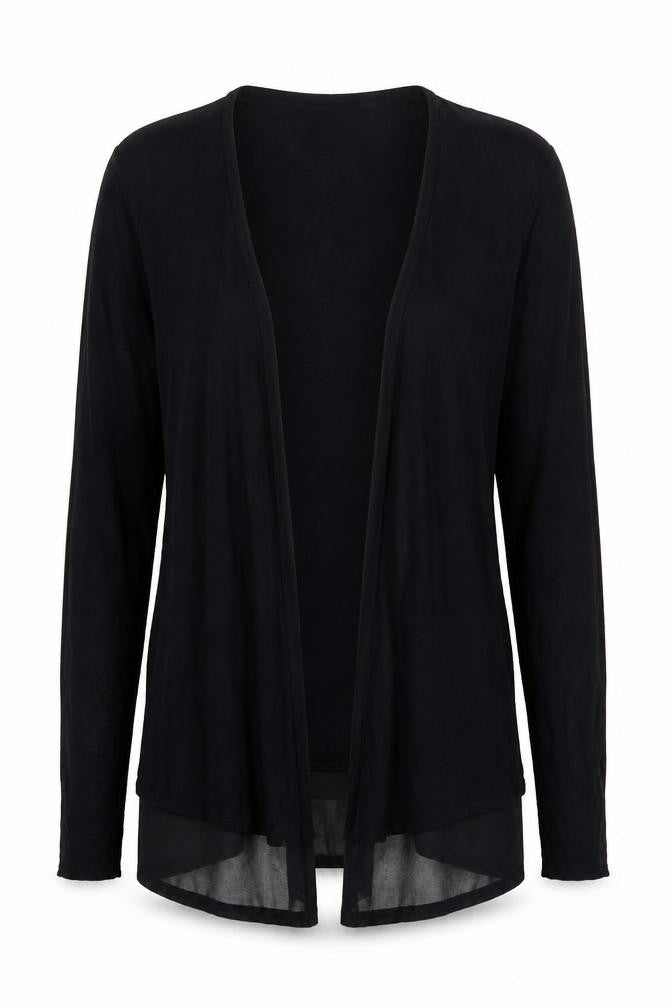 Jean Pascale Womens Black   Cardigan Jumper Size XS