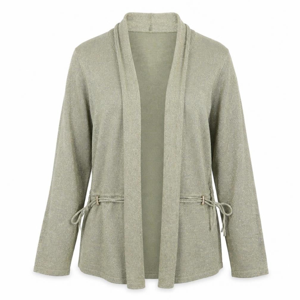 Damart Womens Gold   Cardigan Jumper Size 14