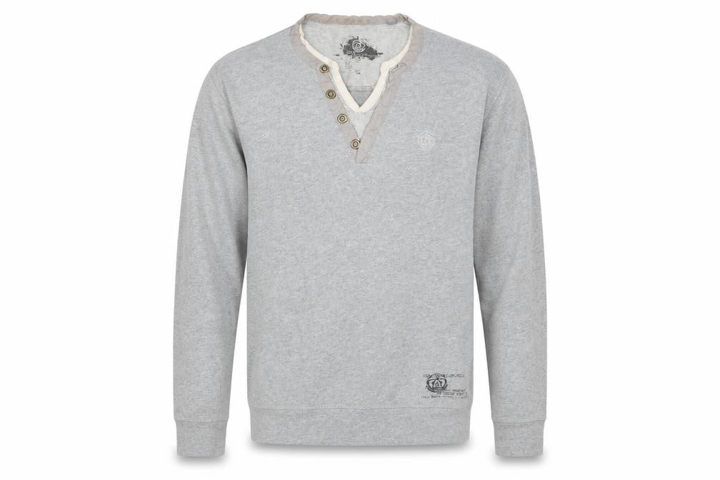 Front view of Next men’s grey jumper, size L