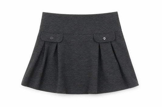 Front view of Tu girls’ grey mini set, size 5, years