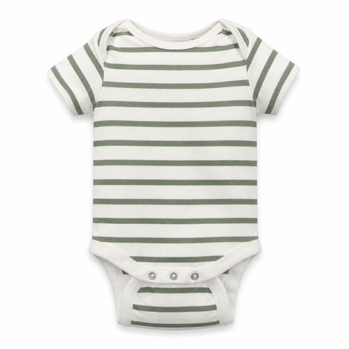 NEXT Boys Green Striped  Babygrow One-Piece Size 3-6 Months