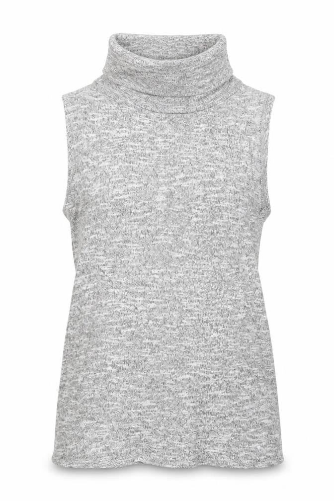 Front view of New Look women’s grey jumper, size UK 10