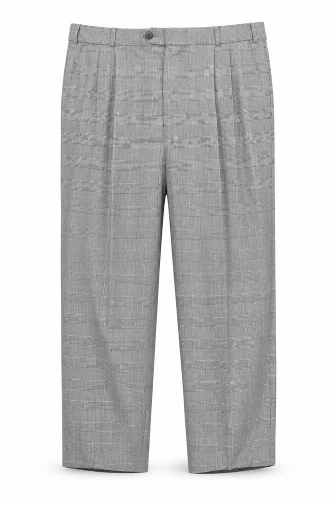 JRB Mens Grey Check  Trousers  Size 37 L28 in