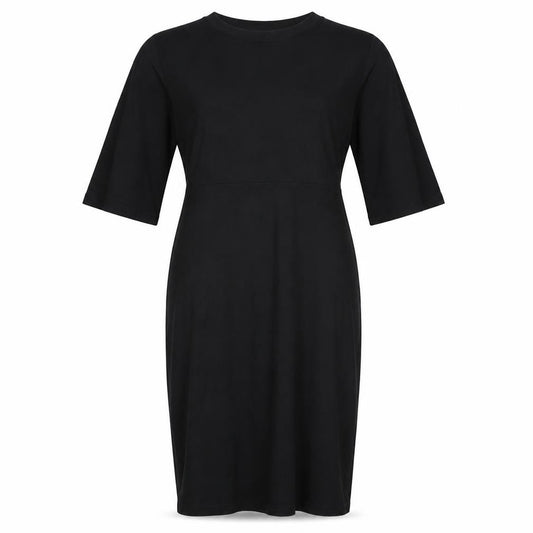 Front view of ASOS women’s black fit & flare, size UK 8
