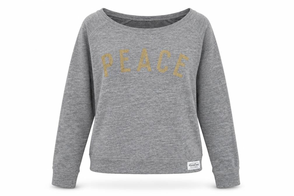 Front view of Preworn women’s grey jumper, size S