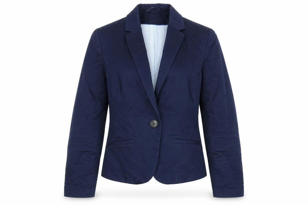 H&M Womens Blue   Jacket Blazer Size 6