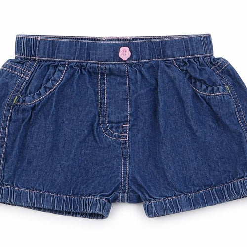 Nutmeg Girls Blue   Capri Trousers Size 6-9 Months  - shorts