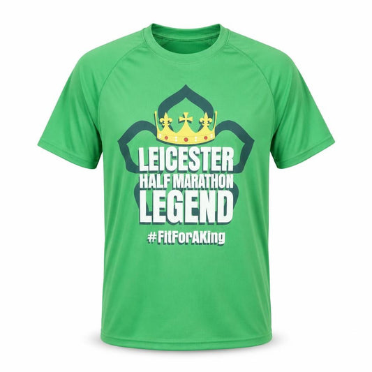 Front view of Roly men’s green jersey t-shirt, size S