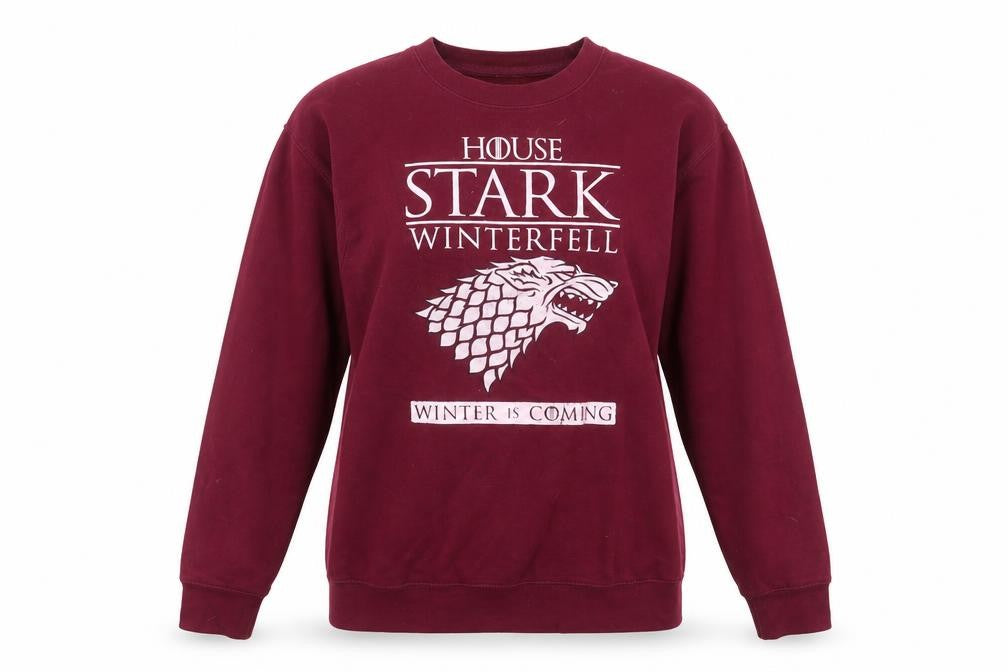 Awdis Womens Purple   Pullover Sweatshirt Size M  - Game of Thrones