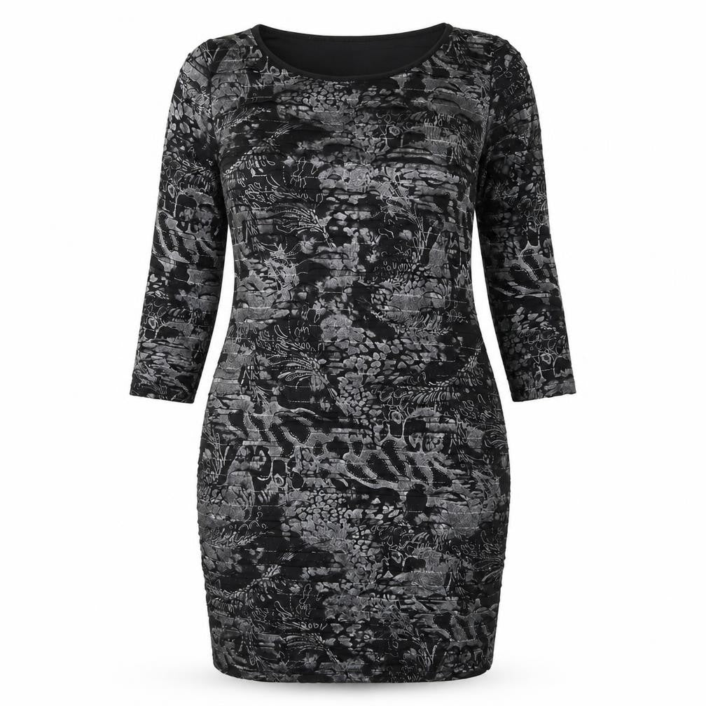 Front view of Tink & Funk women’s black pencil dress, size M