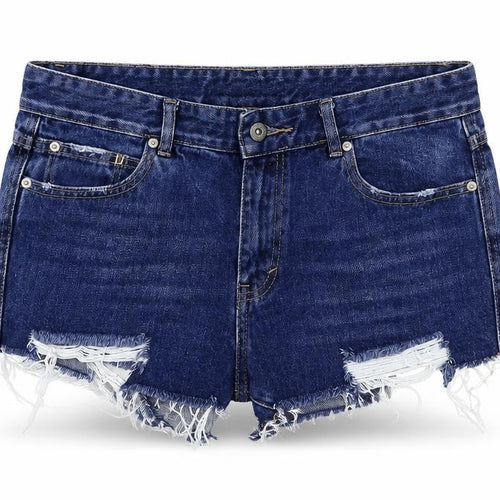 Pull&Bear Womens Blue   Cut-Off Shorts Size 30 in