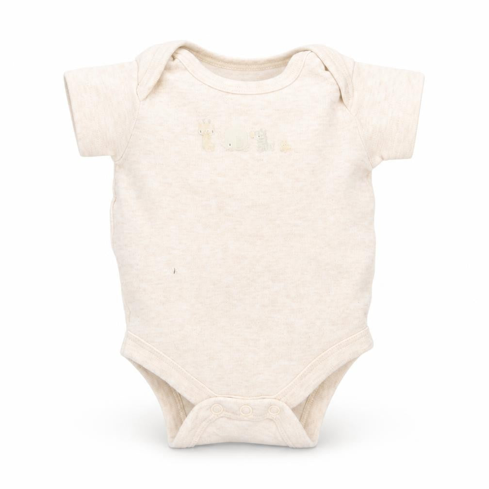 Mothercare Baby Beige Animal Print  Babygrow One-Piece Size Newborn
