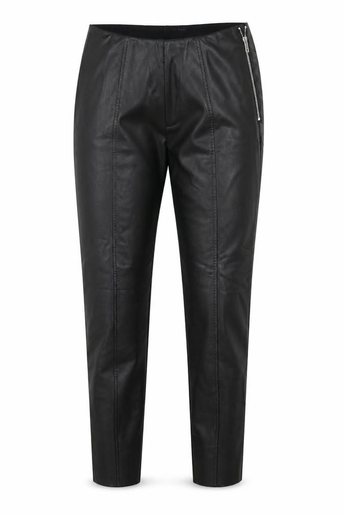 Front view of New Look women’s black trousers, size UK 12, 26-inch leg