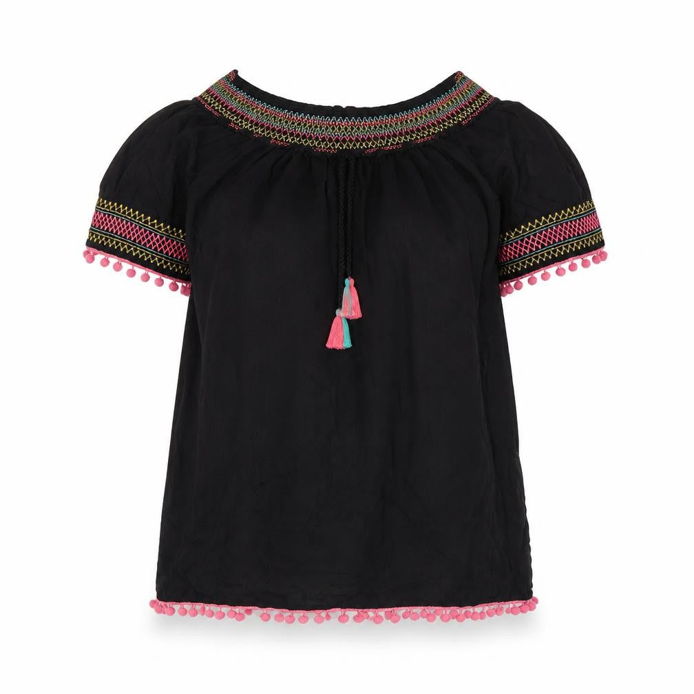 Front view of Primark women’s black kaftan, size XS