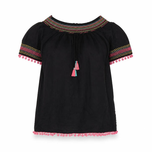 Front view of Primark women’s black kaftan, size XS