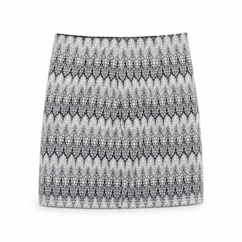 Daisy Street Womens Black Geometric  Mini Skirt Size 10