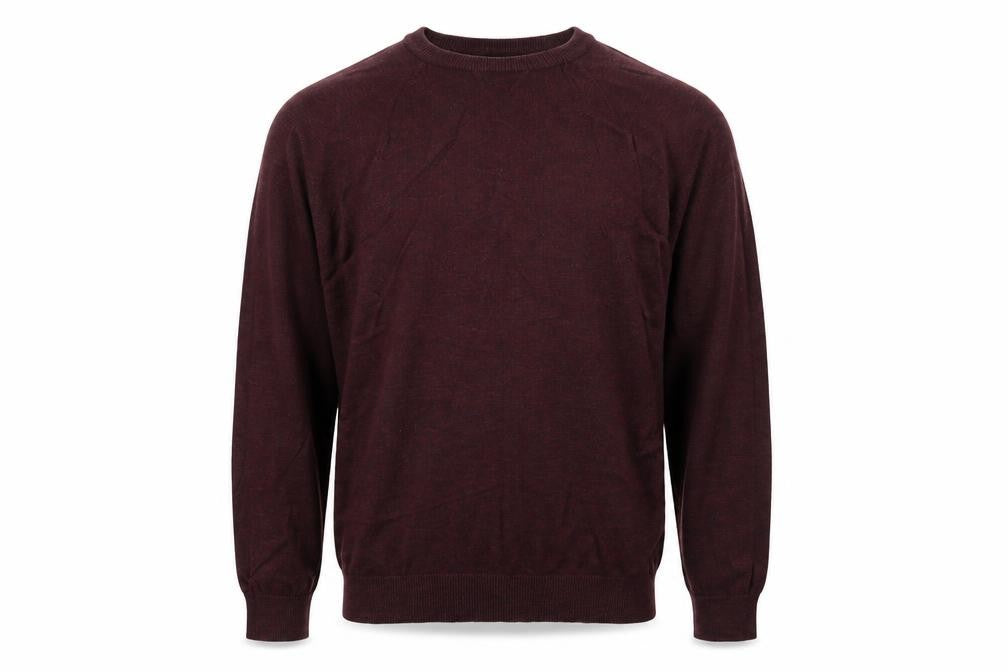 Front view of H&M men’s brown jumper, size M
