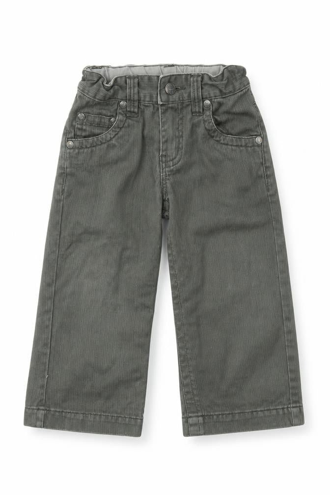 Front view of Pumpkin Patch Baby Grey Jeans, size 12-18, Months