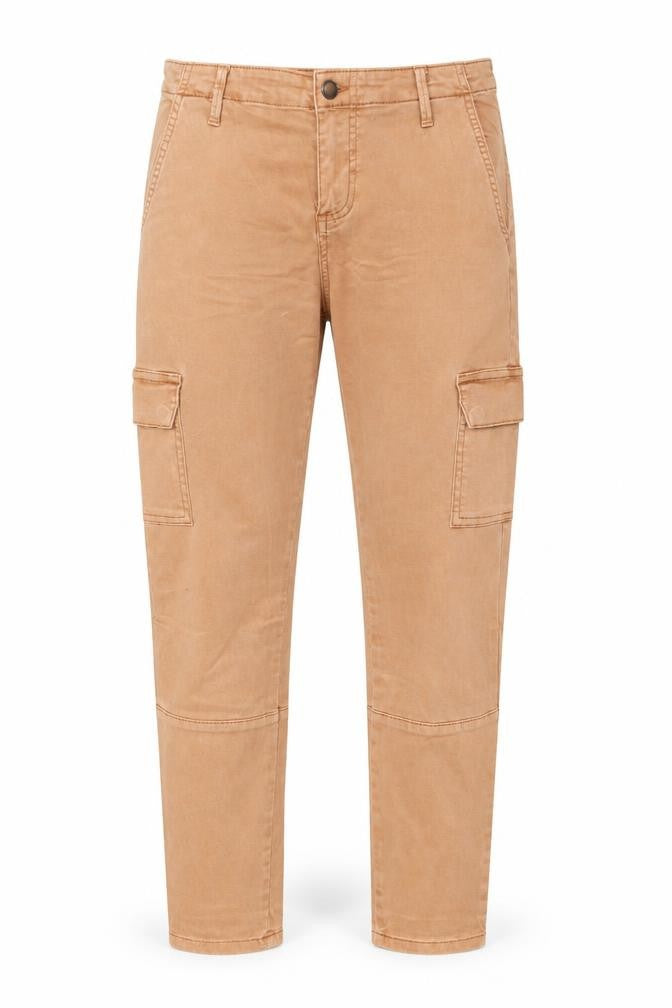 Front view of Principles women’s orange tapered jeans, size UK 10, 26-inch leg - cargo style