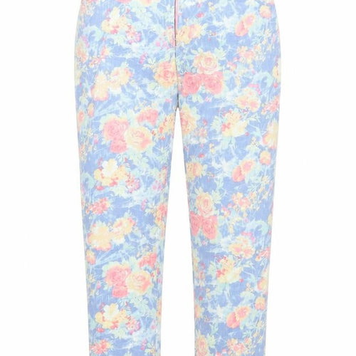 ango Womens Blue Floral  Straight Jeans Size 30 in L26 in