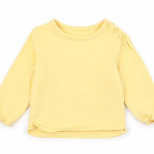 Disney Baby Baby Yellow   Basic T-Shirt Size 6-9 Months