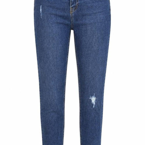 Denim & Co. Womens Blue   Straight Jeans Size 10 L27 in