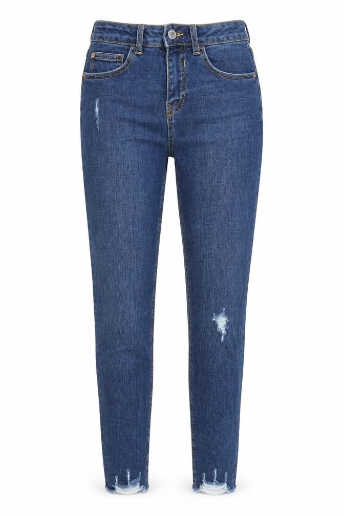 Denim & Co. Womens Blue   Straight Jeans Size 10 L27 in
