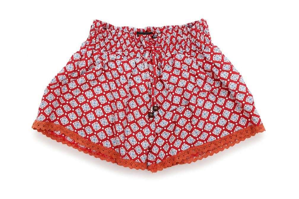 Cactus Club Girls Red    Shorts Size M