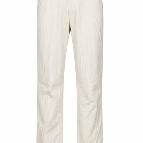 Preworn Womens Beige  Satin Trousers  Size XS L27 in - Shiny Satin Feel