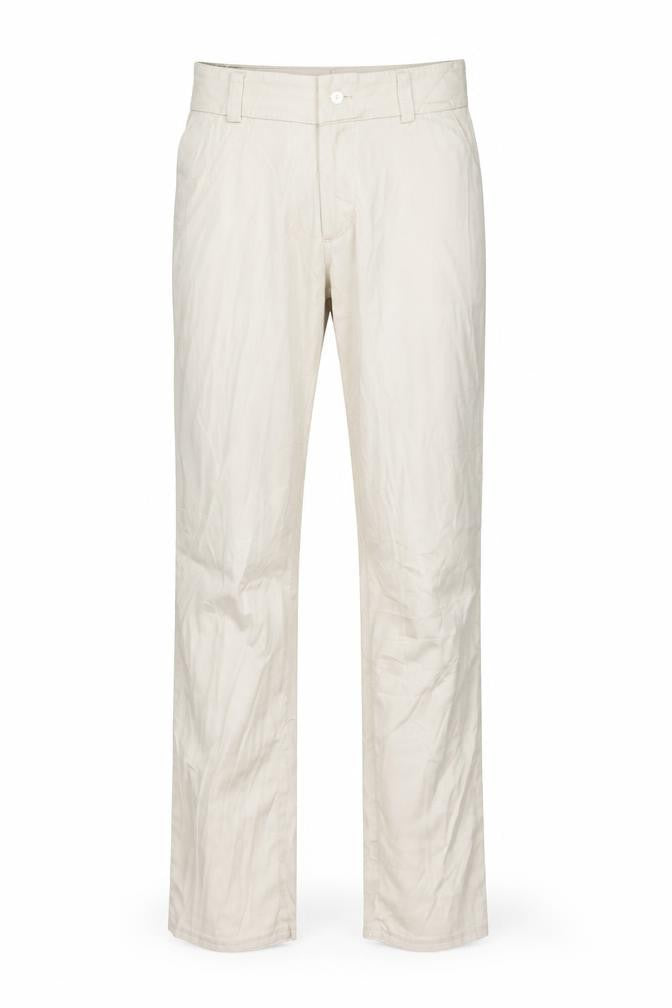 Preworn Womens Beige  Satin Trousers  Size XS L27 in - Shiny Satin Feel