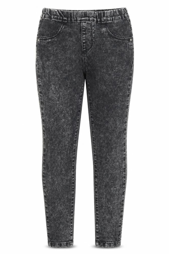 Front view of RESERVED girls’ grey denim jegging jeans, size 13, years