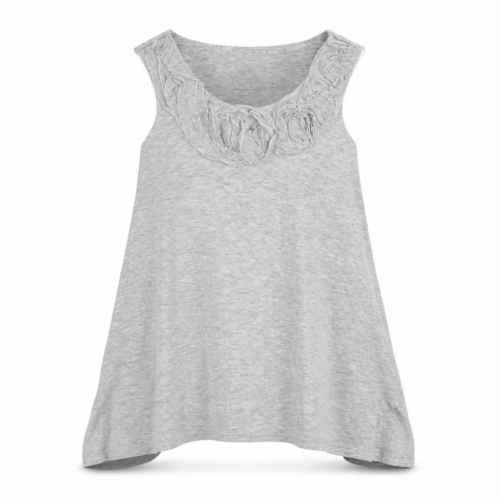 Marks & Spencer Girls Grey   Basic Tank Size 10 Years