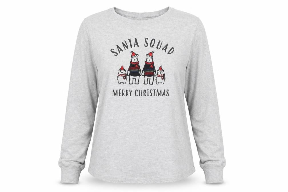 Avenue Womens Grey   Pullover Sweatshirt Size S  - Seasonal Christmas Festive Holiday